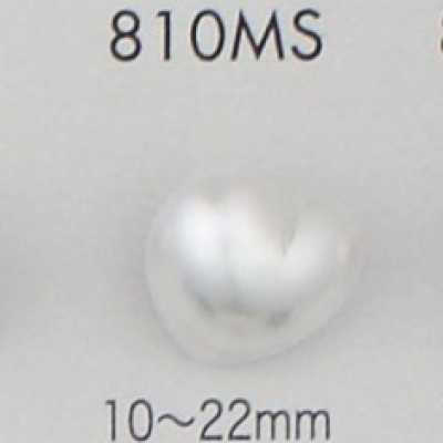 810MS Pearl-like Urea Resin Silver Shank Button