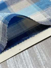 A-7066 Linen 100% Check[Textile / Fabric] ARINOBE Sub Photo