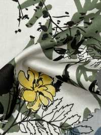 7025-800-2 CR Satin (Silhouette Touch Flower)[Textile / Fabric] HOKKOH Sub Photo