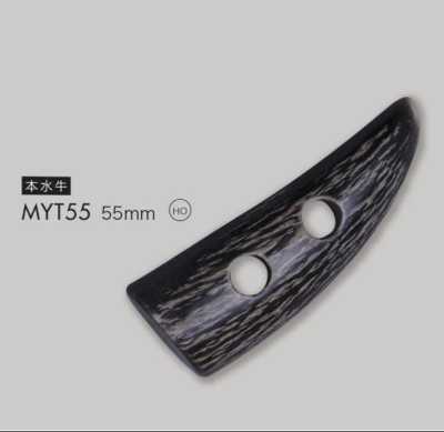 MYT55 Real Buffalo Horn Toggle Button