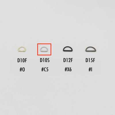 D10S YKK D Ring Pull Tab For Sliders, Retrofit Type, 10MM (For Size 3)
