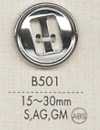 B501 ABS Resin Plated Button