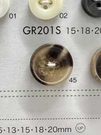 GR201S GRS Certified 25% Recycled PET Resin Button With Rim, 4 Holes DAIYA BUTTON Sub Photo