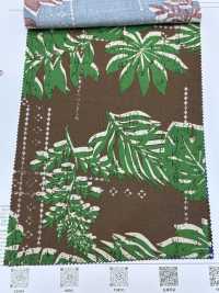 7025-820-1 100% Rayon/60 Lawn (African Leaf)[Textile / Fabric] HOKKOH Sub Photo