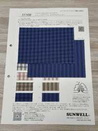 35508 Cotton Slub Broadcloth Washer Processing[Textile / Fabric] SUNWELL Sub Photo