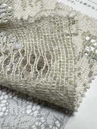KKF8725-W-D1 Wide Width Polyester Heathered Jacquard Lace[Textile / Fabric] Uni Textile(Komon Studio) Sub Photo