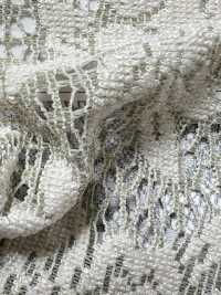 KKF8725-W-D1 Wide Width Polyester Heathered Jacquard Lace[Textile / Fabric] Uni Textile(Komon Studio) Sub Photo