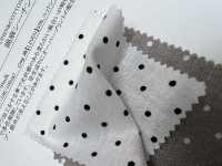 28095 Linen Loomstate Single Thread Dot Print Chintz Finish[Textile / Fabric] SUNWELL Sub Photo