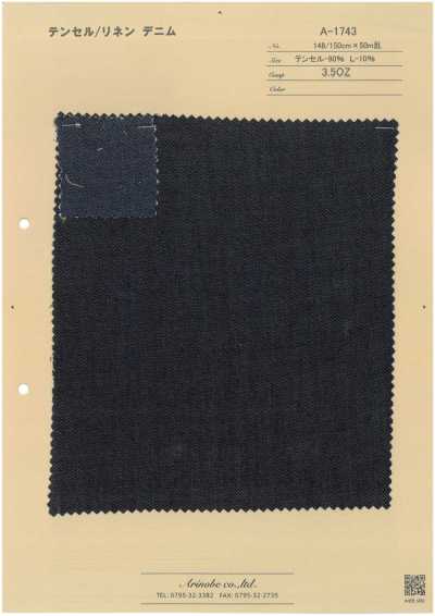 A-1743 Tencel/linen Denim