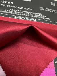 KR2000 YARN DYED SATIN[Textile / Fabric] Kyara Fabric Sub Photo