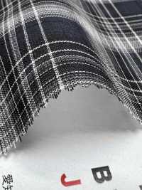 KKW2064-W-D2 Yarn Dyed 1/80 Eco Manored Voile[Textile / Fabric] Uni Textile(Komon Studio) Sub Photo