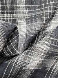 KKW2064-W-D2 Yarn Dyed 1/80 Eco Manored Voile[Textile / Fabric] Uni Textile(Komon Studio) Sub Photo