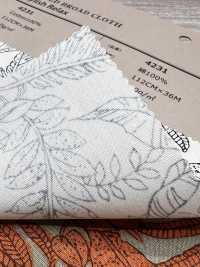 4231 Broadcloth Stylish Relax LEAVES[Textile / Fabric] VANCET Sub Photo