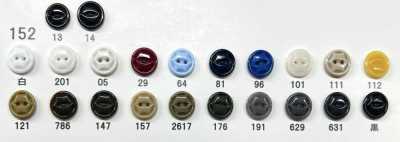 152 Giraffe Urea Resin 4-Hole Rimmed Hexagonal Button