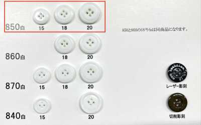 Urea Resin 4-Hole Rimmed Button