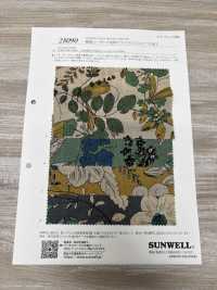28090 Linen Linen Loomstate With Floral Print And Angel Soft Finish[Textile / Fabric] SUNWELL Sub Photo