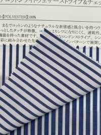 44015 Maruude Cotton Light Weather Cross Stripe & Check[Textile / Fabric] SUNWELL Sub Photo