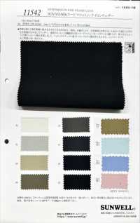 11542 NOVANIA 60s Supima Cotton/Nylon Weather Cloth[Textile / Fabric] SUNWELL Sub Photo