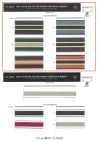 6075 Recycled Polyester Stripe Grosgrain Ribbon (Approx. 30mm)