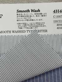 4H4439/3 COTTON SMOOTH WASHED TYPEWRITER[Textile / Fabric] Kuwamura Fiber Sub Photo