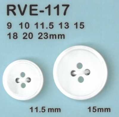 RVE117 4-hole Shell Button Freshwater Shell