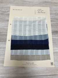 A-8143 Ramie Dobby Check[Textile / Fabric] ARINOBE Sub Photo