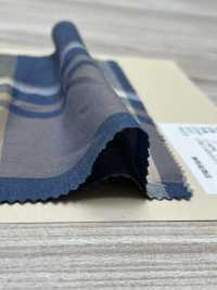 A-8045 Cotton Silk Big Check[Textile / Fabric] ARINOBE Sub Photo
