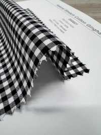 3SG021 Natural Stretch Cotton Gingham Plaid[Textile / Fabric] Sub Photo