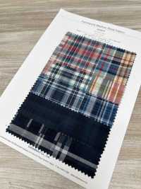 3SG029 Patchwork Madras Plaid[Textile / Fabric] Chambray Sub Photo