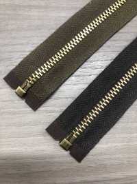 4-G-CO-OR WALDES® Vintage Zipper Red Copper Size 4 Cotton Tape Open Asahi Fastener Sub Photo