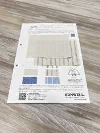 14413 10 Single- Thread Cotton Oxford With Silicon Processing And Craft Washer Processing[Textile / Fabric] SUNWELL Sub Photo