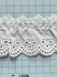 3616F Cotton Ruffle Lace Kyowa Lace Sub Photo