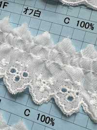 3866-1F Cotton Ruffle Lace Kyowa Lace Sub Photo