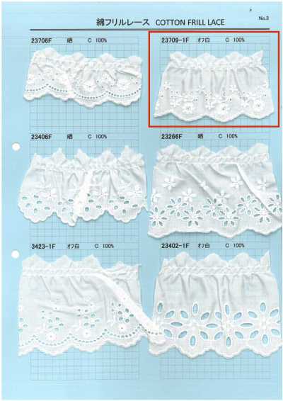 23709-1F Cotton Frill Lace