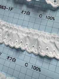 8363-1F Cotton Ruffle Lace Kyowa Lace Sub Photo