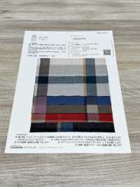 OM43676 60/1 Linen Lawn VACATION CHECK[Textile / Fabric] Oharayaseni Sub Photo