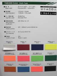 TM-8300-2P-NC Fluorescent Color Roll Shot, Layered Tricot Piping, Coreless Tape[Ribbon Tape Cord] Topman Industries Sub Photo