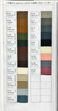 3-G-E-OR WALDES® Vintage Zipper, Red Copper, Size 3, Polyester Tape, Open Asahi Fastener Sub Photo