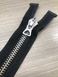 8-N-E-OR WALDES® Vintage Zipper, Nickel Silver , Size 8, Polyester Tape, Open Asahi Fastener Sub Photo