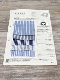 OGN-1012ST Superior Organic Typewritter Cloth Stripes[Textile / Fabric] TIPICO (Kuwamura Textile) Sub Photo