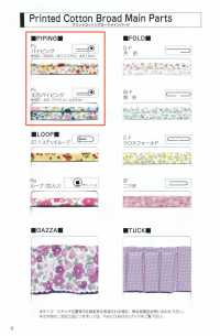 1300-PIPING 1300 Printed Cotton Broadcloth Piping[Ribbon Tape Cord] STAR BRAND (Hoshika) Sub Photo