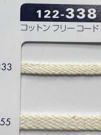 122-338 Cotton Free Cord Stone Grain Flat Cord[Ribbon Tape Cord] DARIN Sub Photo