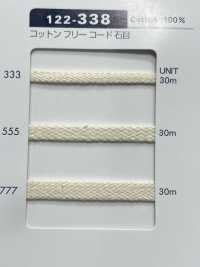 122-338 Cotton Free Cord Stone Grain Flat Cord[Ribbon Tape Cord] DARIN Sub Photo