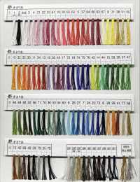 FUJIX-SAMPLE-20 Miyako Temari Thread/ Thread Sample Card FUJIX Sub Photo