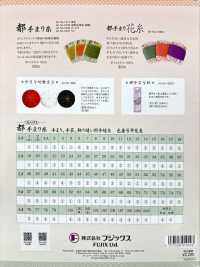 FUJIX-SAMPLE-20 Miyako Temari Thread/ Thread Sample Card FUJIX Sub Photo
