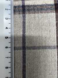 SB43270 Wide Width 60/2 Shaggy Check[Textile / Fabric] SHIBAYA Sub Photo