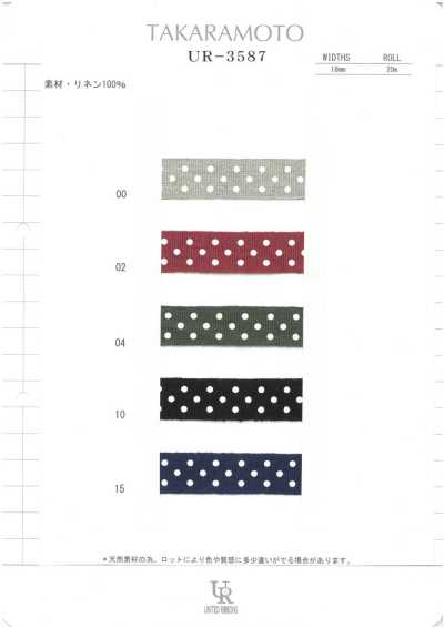 UR-3587 Linen Dot Print