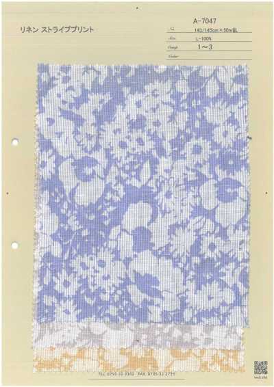 Linen Stripe Print