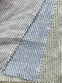 A-7048 Linen Stripe Print[Textile / Fabric] ARINOBE Sub Photo
