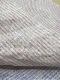 A-7048 Linen Stripe Print[Textile / Fabric] ARINOBE Sub Photo